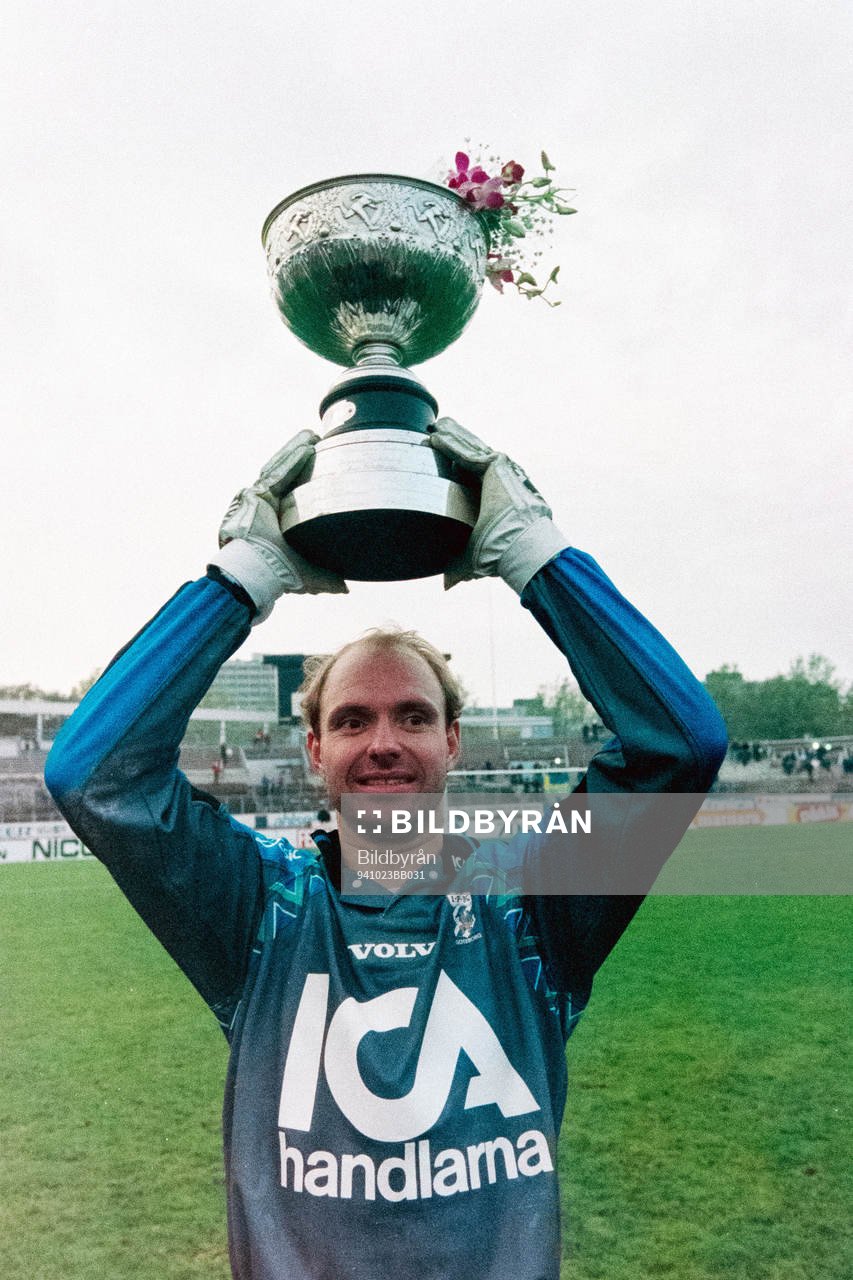 Thomas Ravelli, målvakt och IFK Göteborg svenska mästare