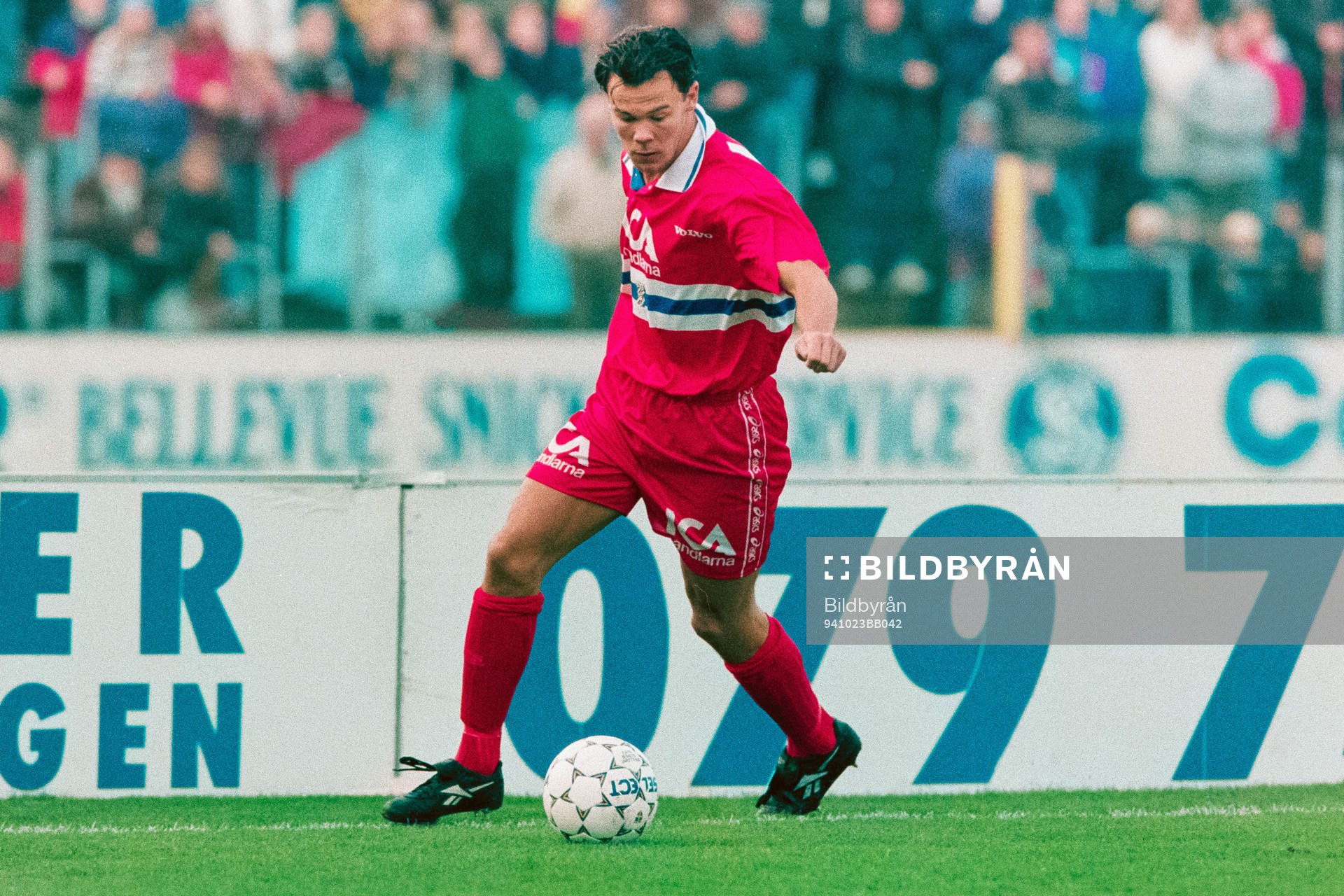 Fotboll, Allsvenskan, Malmö FF - IFK Göteborg, 1-2: Joachim Björklund, Göteborg. 