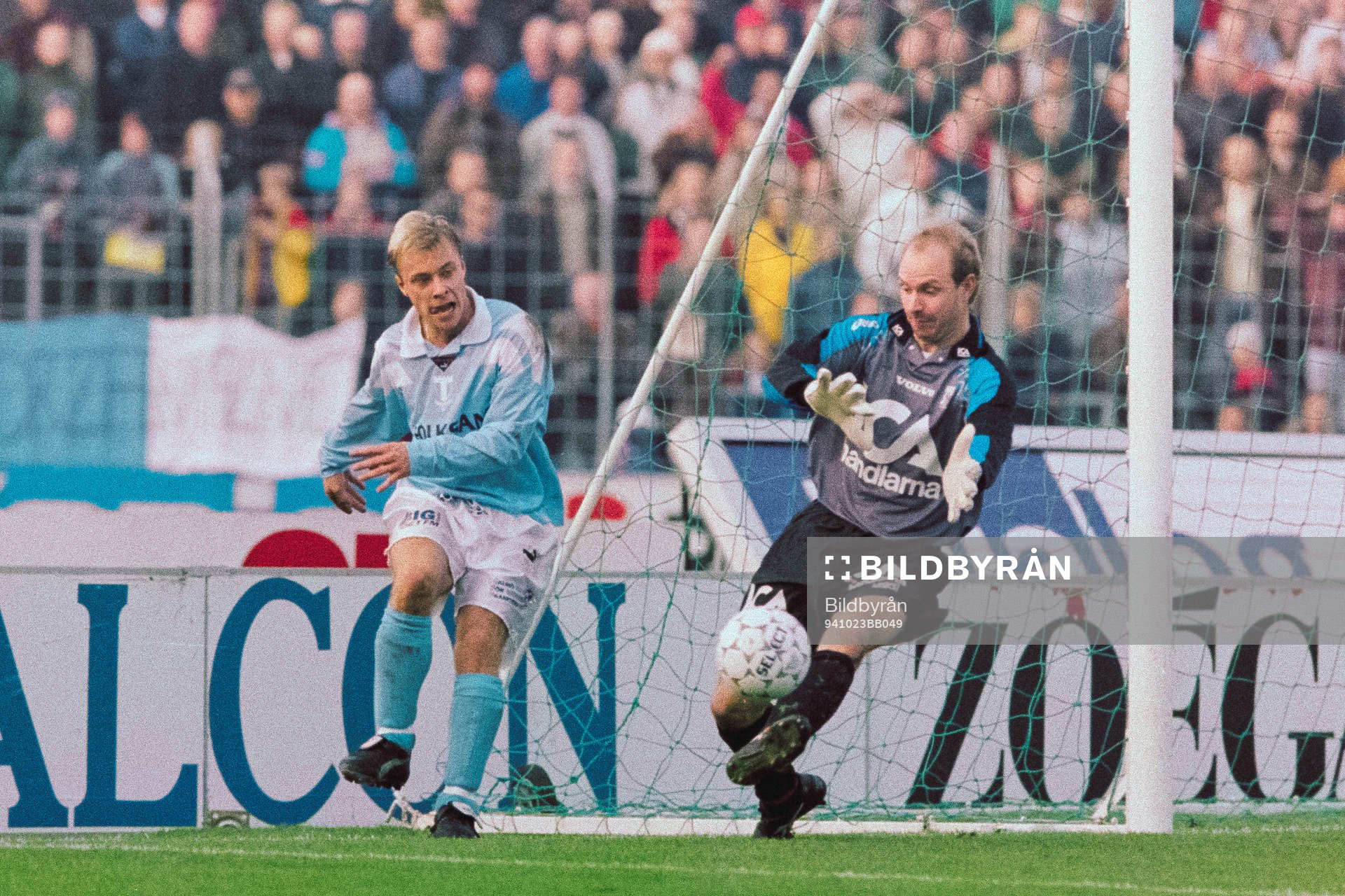 Anders Andersson, Malmö och Thomas Ravelli, målvakt,