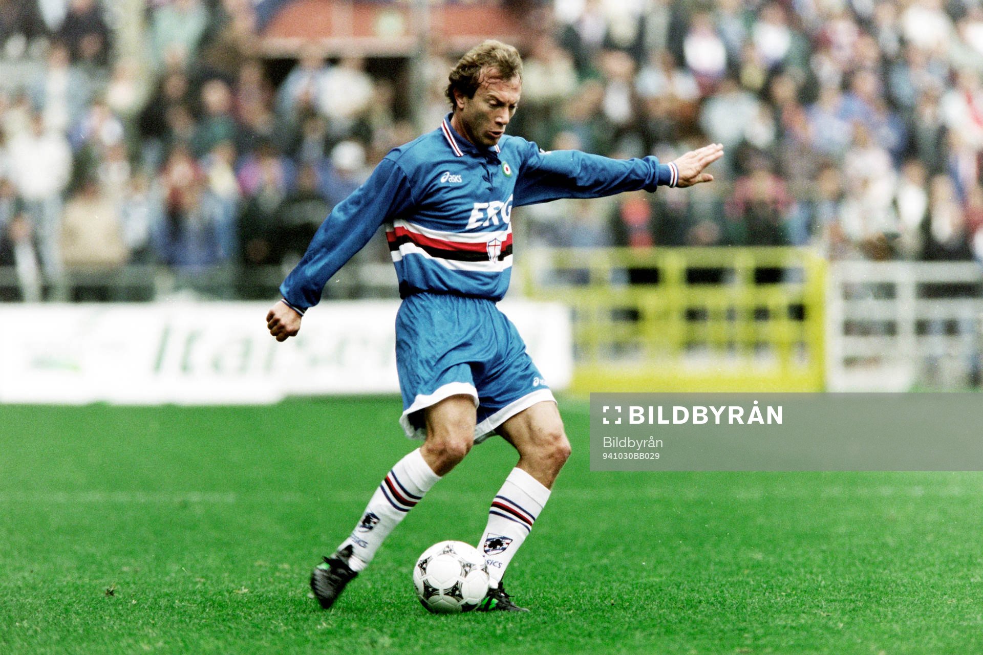 Fotboll, Serie A, Sampdoria - Napoli, 0-0: David Platt, Sampdoria.