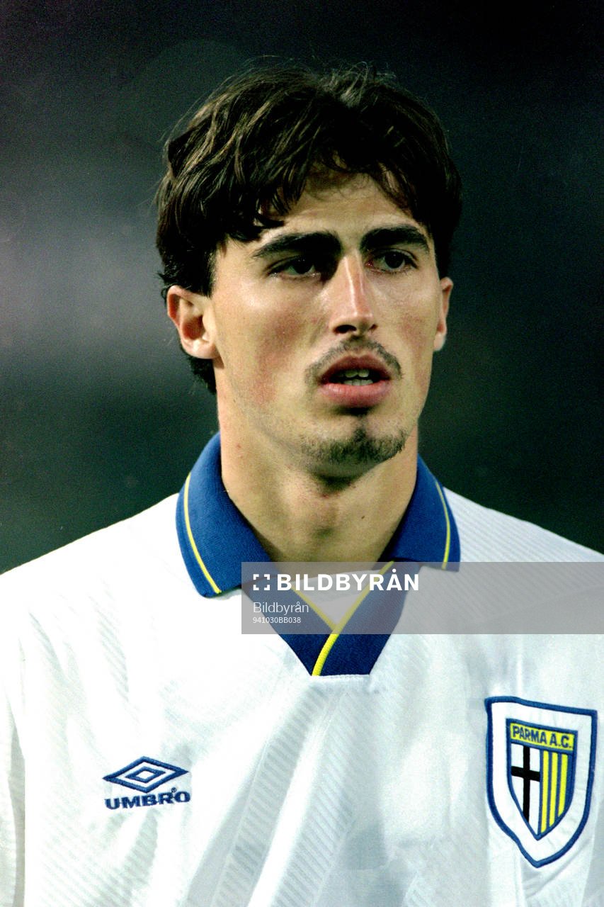 Fotboll, Serie A, Parma - Roma, 1-0: Dino Baggio, Parma.