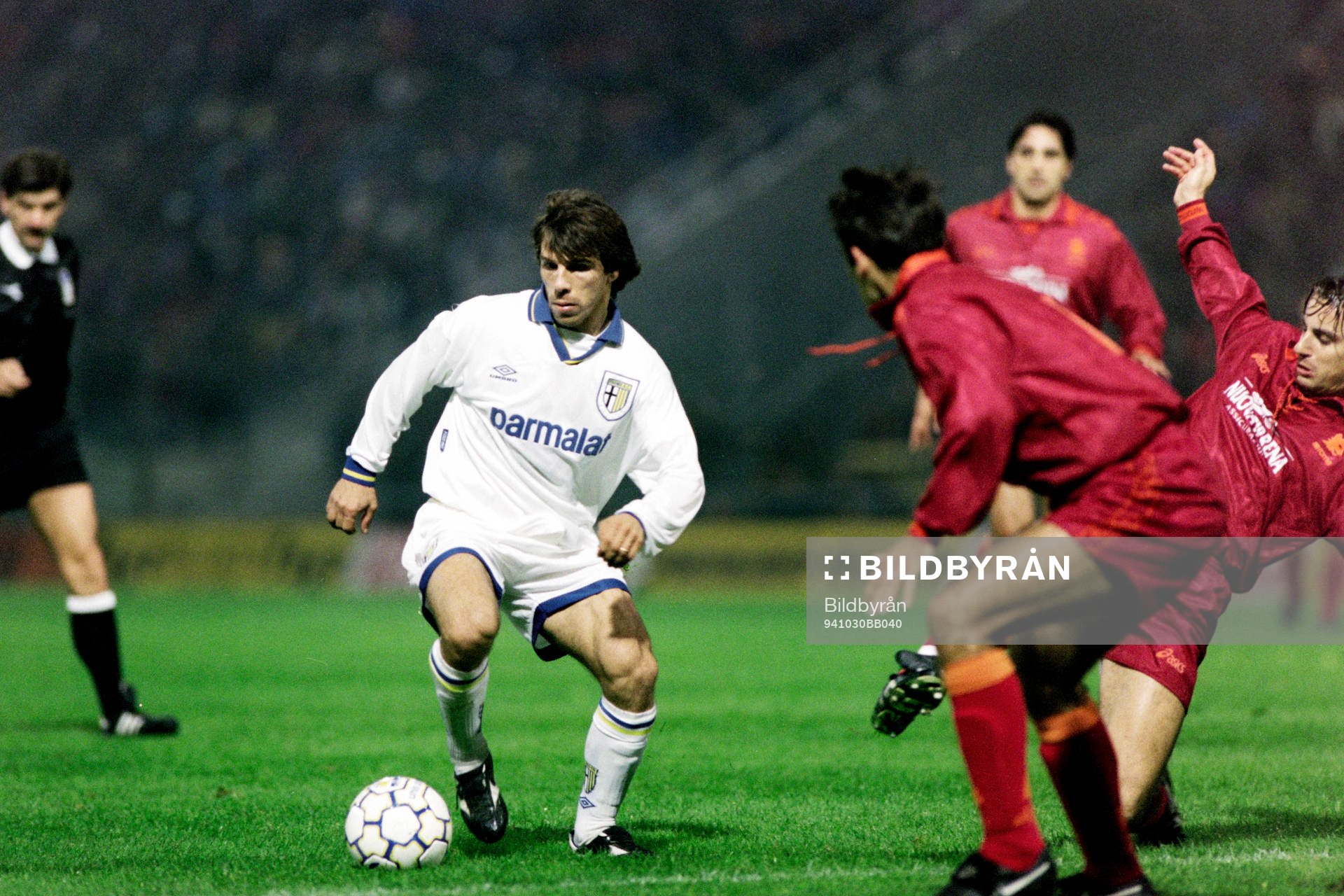 Fotboll, Serie A, Parma - Roma, 1-0: Gianfranco Zola, Parma.