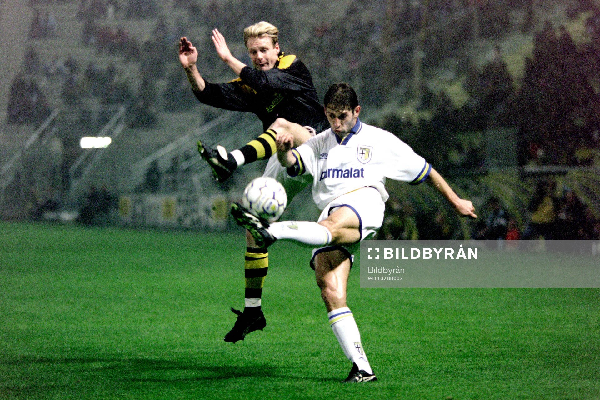 Fotboll, Uefacupen, Parma - AIK, 2-0