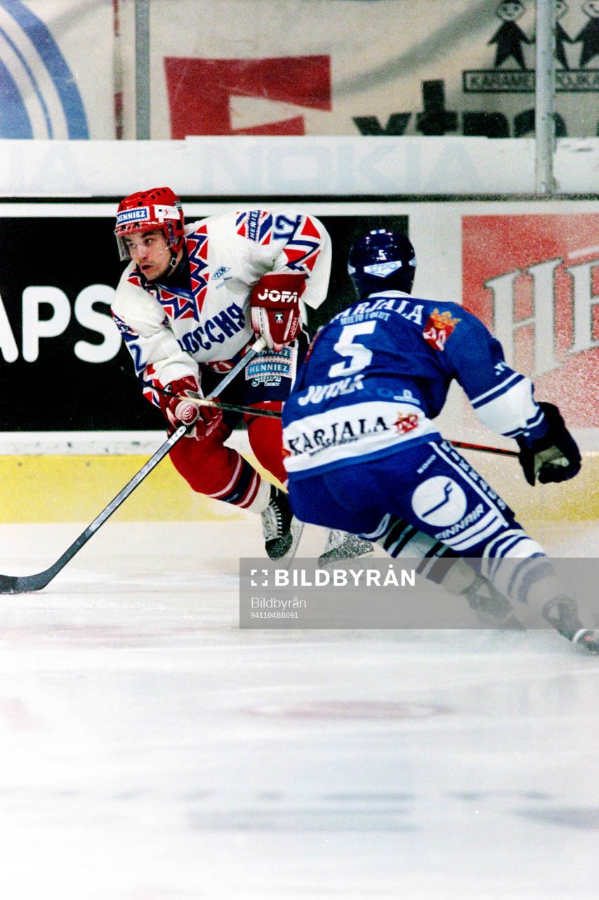 Ishockey, Nissan Cup, Ryssland - Finland, 3-2