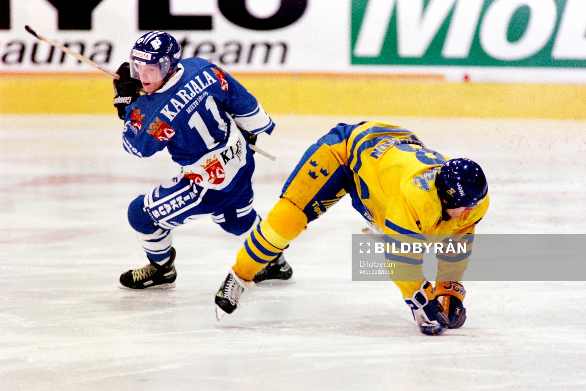 Saku Koivo, Finland och Magnus Svensson, Sverige