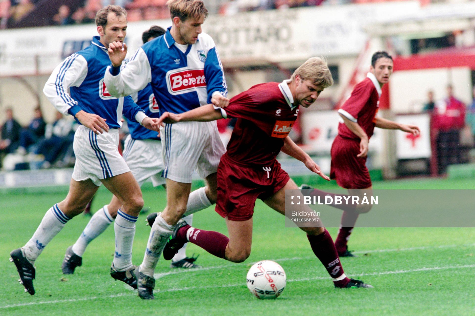 Hans Eklund, Servette med bollen