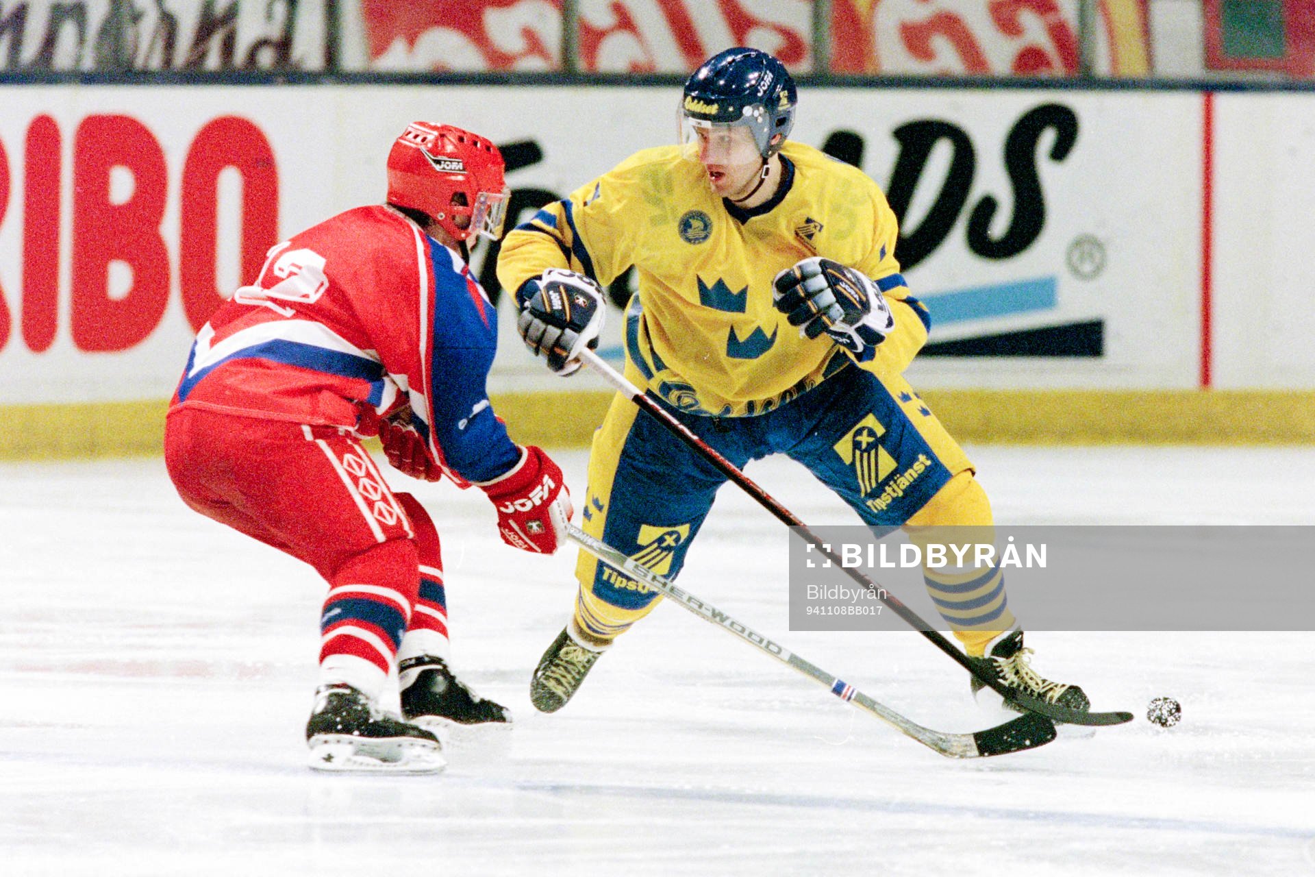 Ishockey, Sverige - Ryssland, 1-3