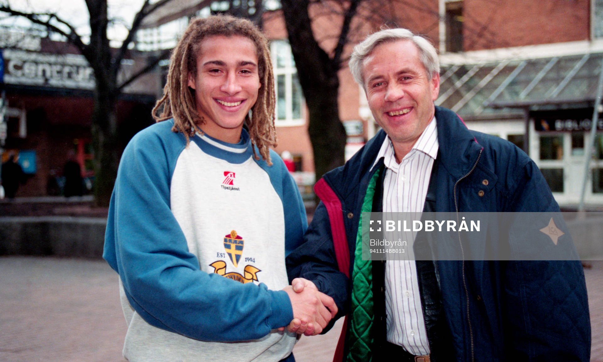 Henrik Larsson och Ove Kindvall