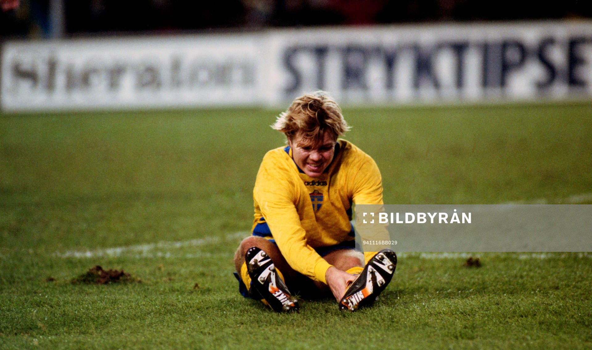 Tomas Brolin, skadad