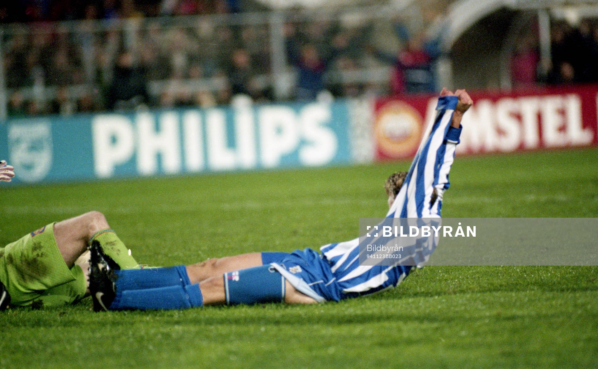 Jesper Blomqvist jublar