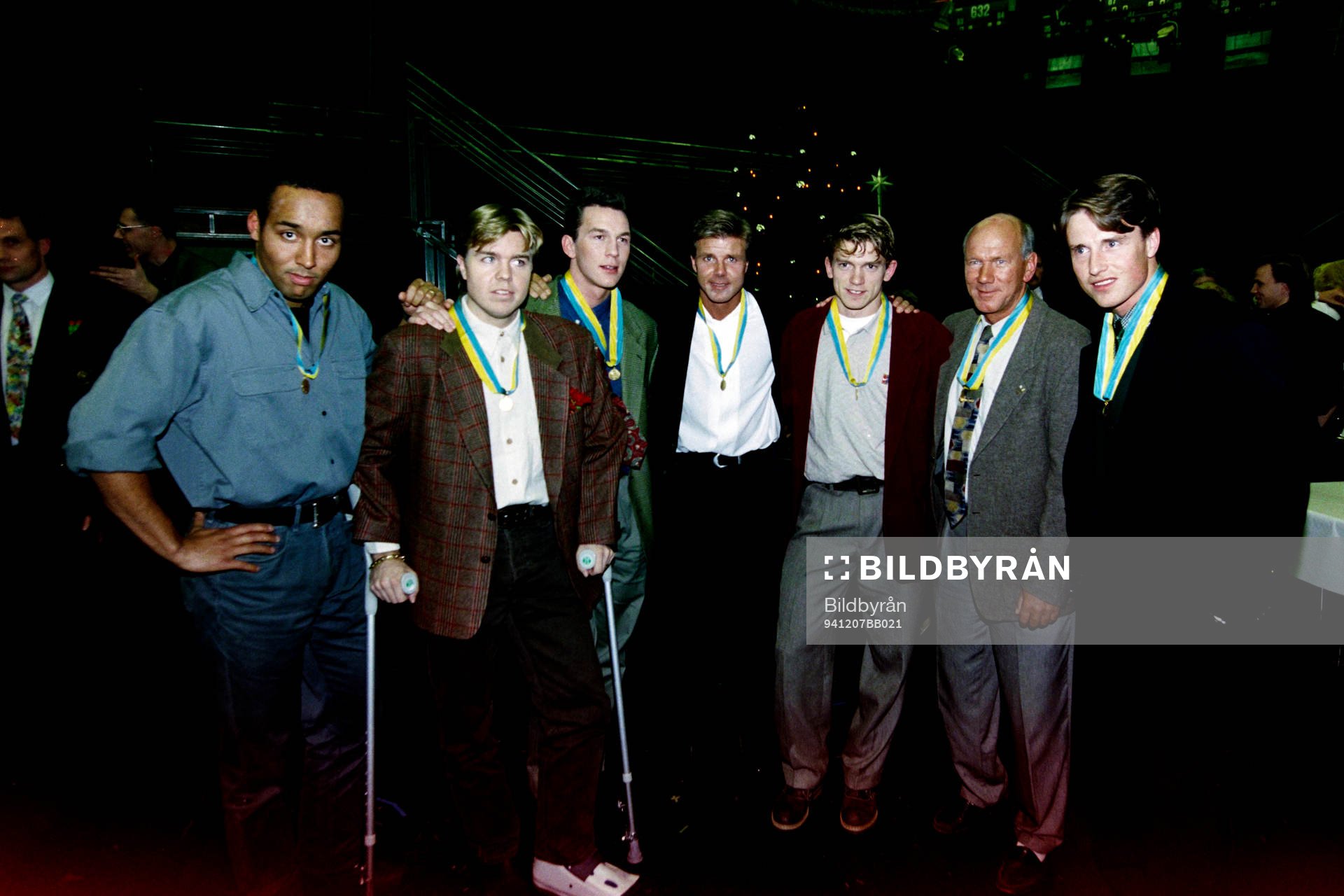 Martin Dahlin, Tomas Brolin, Patrik Andersson, Roland