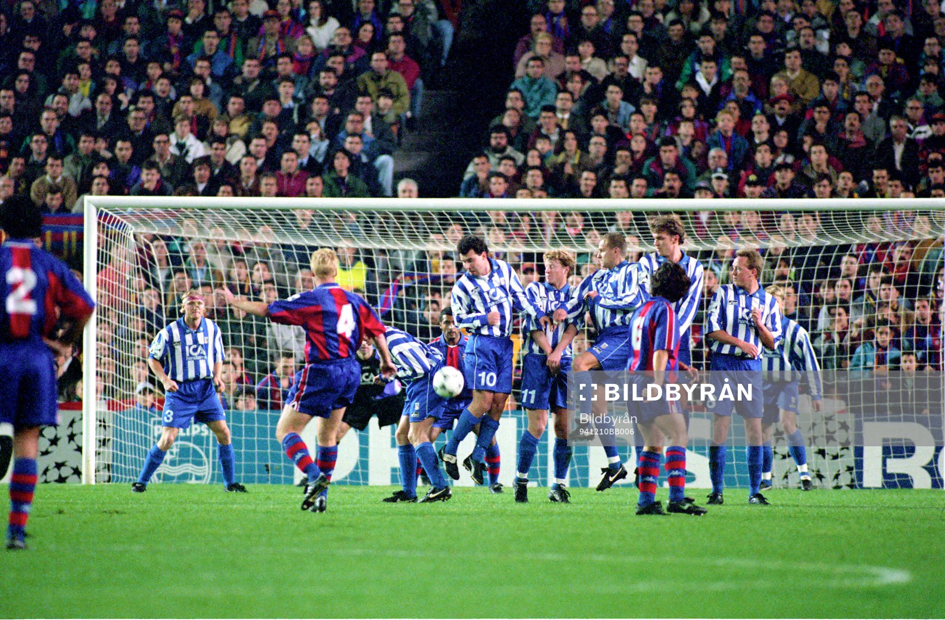 Fotboll, Champions League, Barcelona - Göteborg