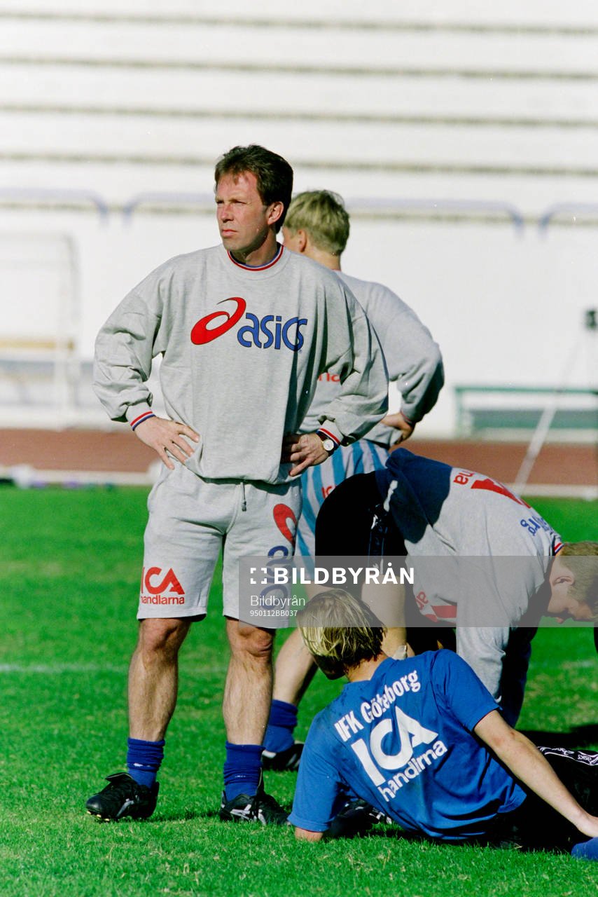 Roger Gustafsson, tränare i Göteborg