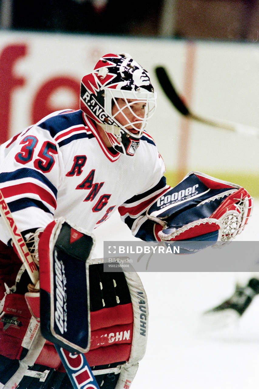 Mike Richter, målvakt, New York Rangers