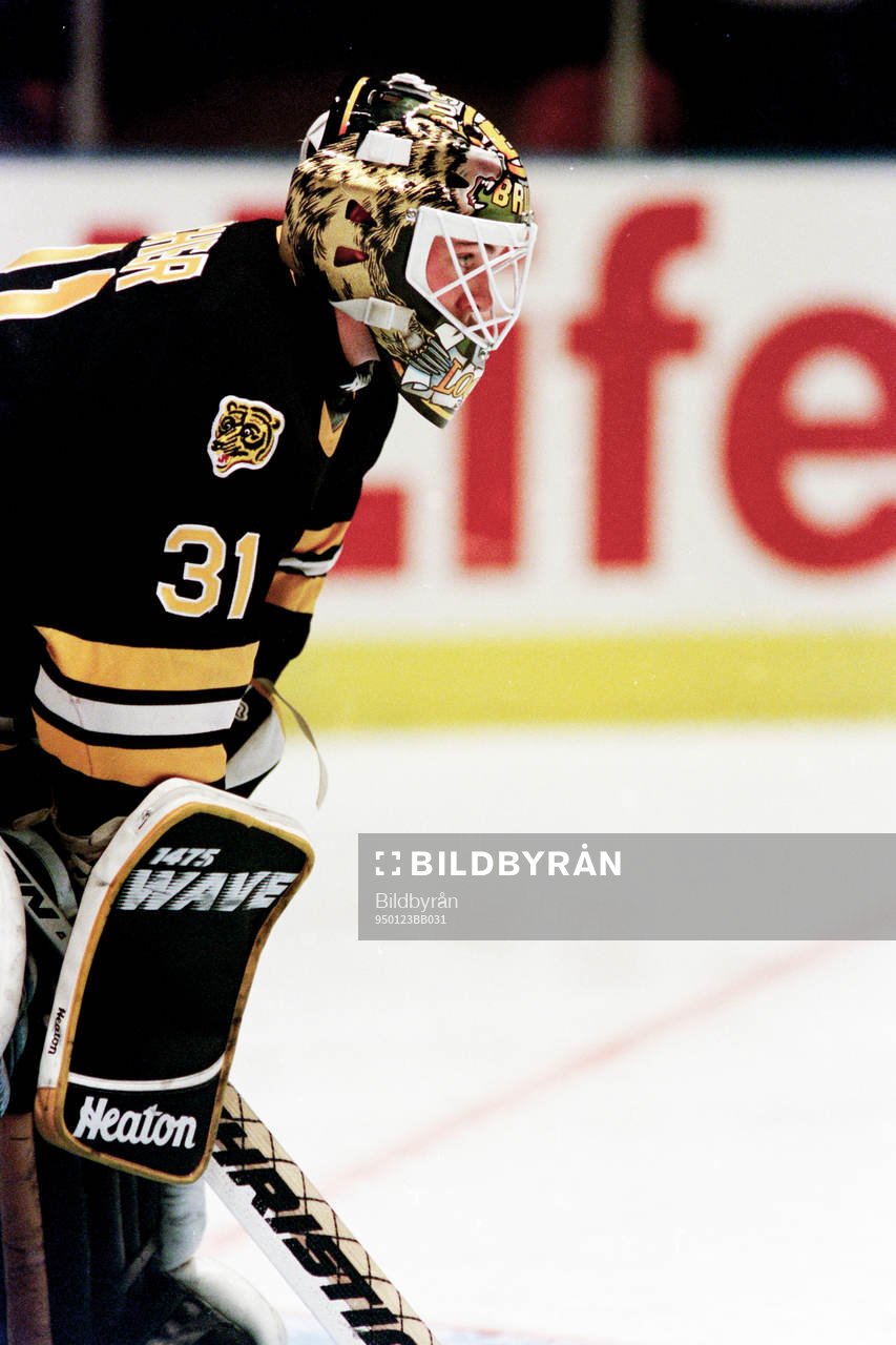 Blaine Lacher, målvakt, Boston Bruins