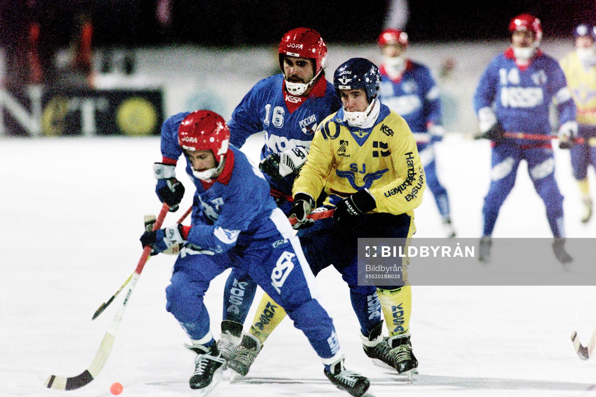 Bandy, VM, Sverige - Ryssland, 2-6