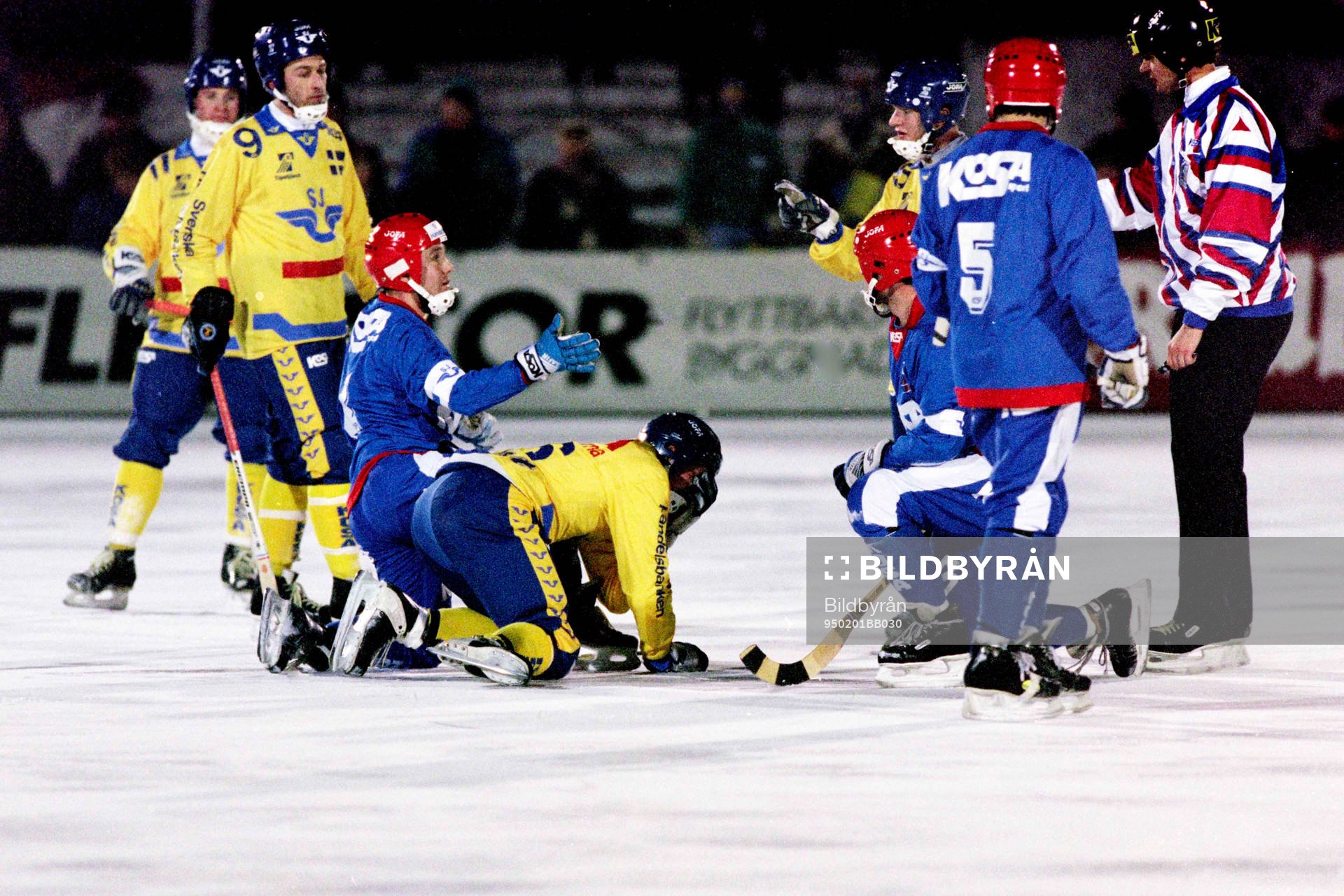 Bandy, VM, Sverige - Ryssland, 2-6