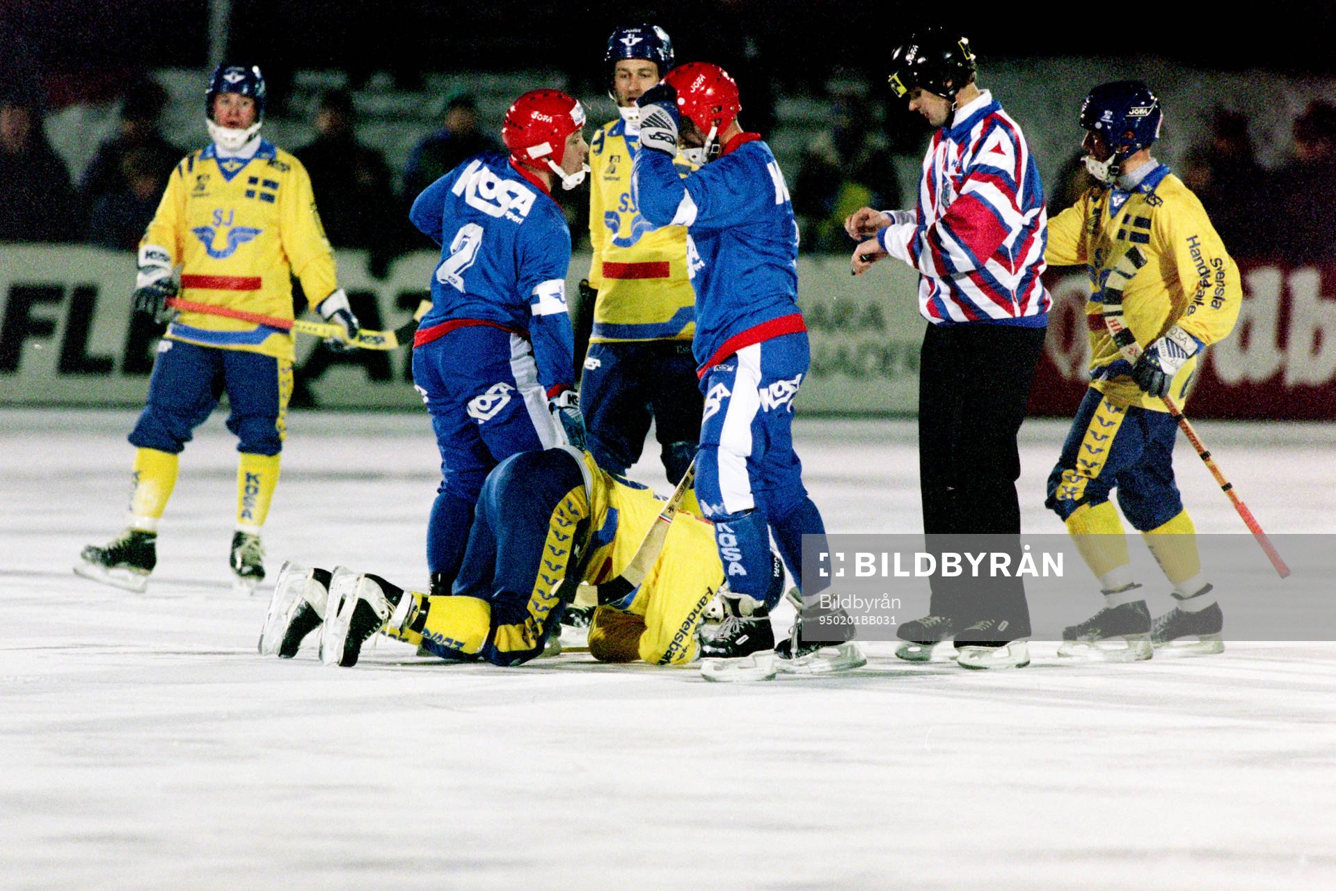 Bandy, VM, Sverige - Ryssland, 2-6