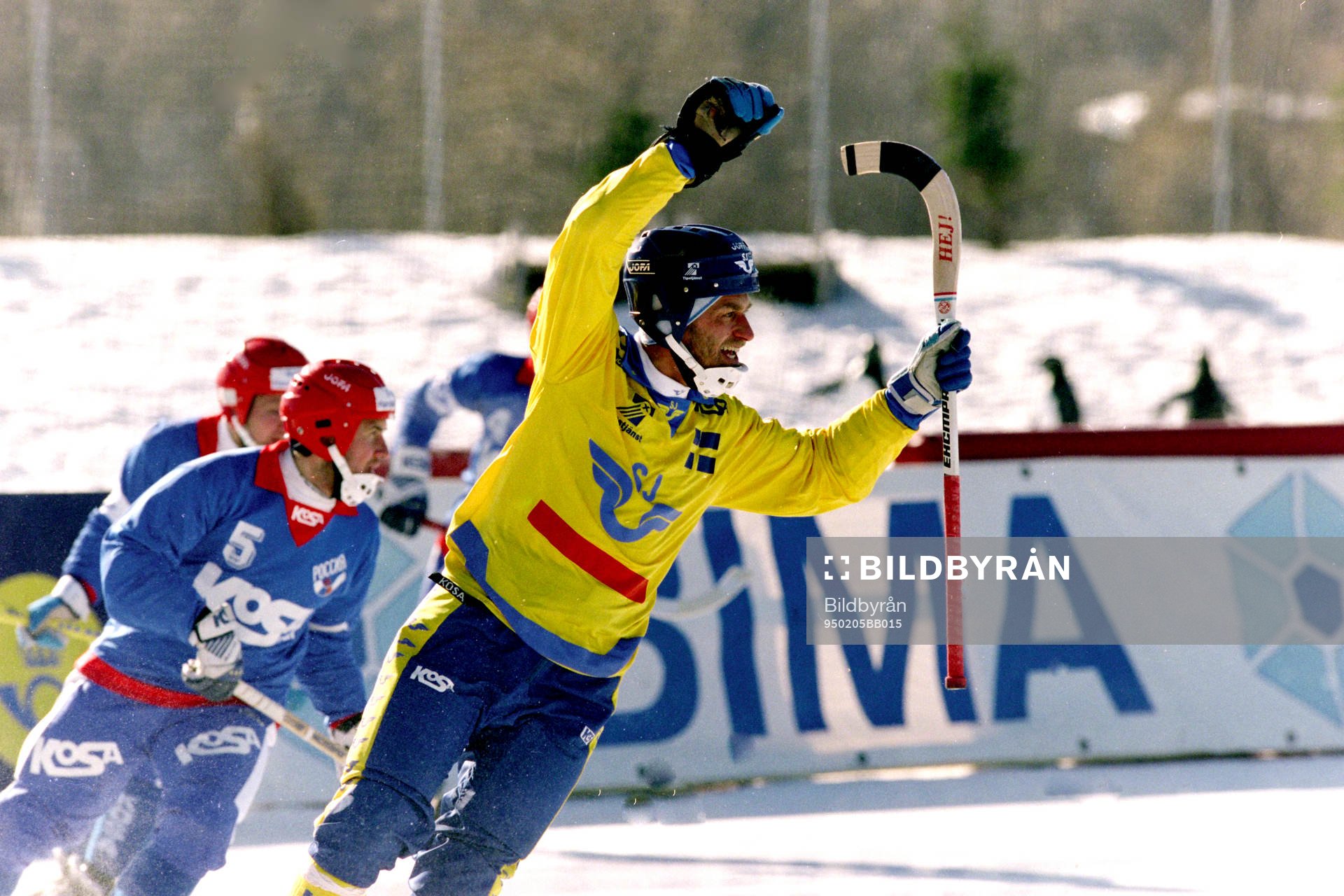 Hans Johansson, Sverige jublar