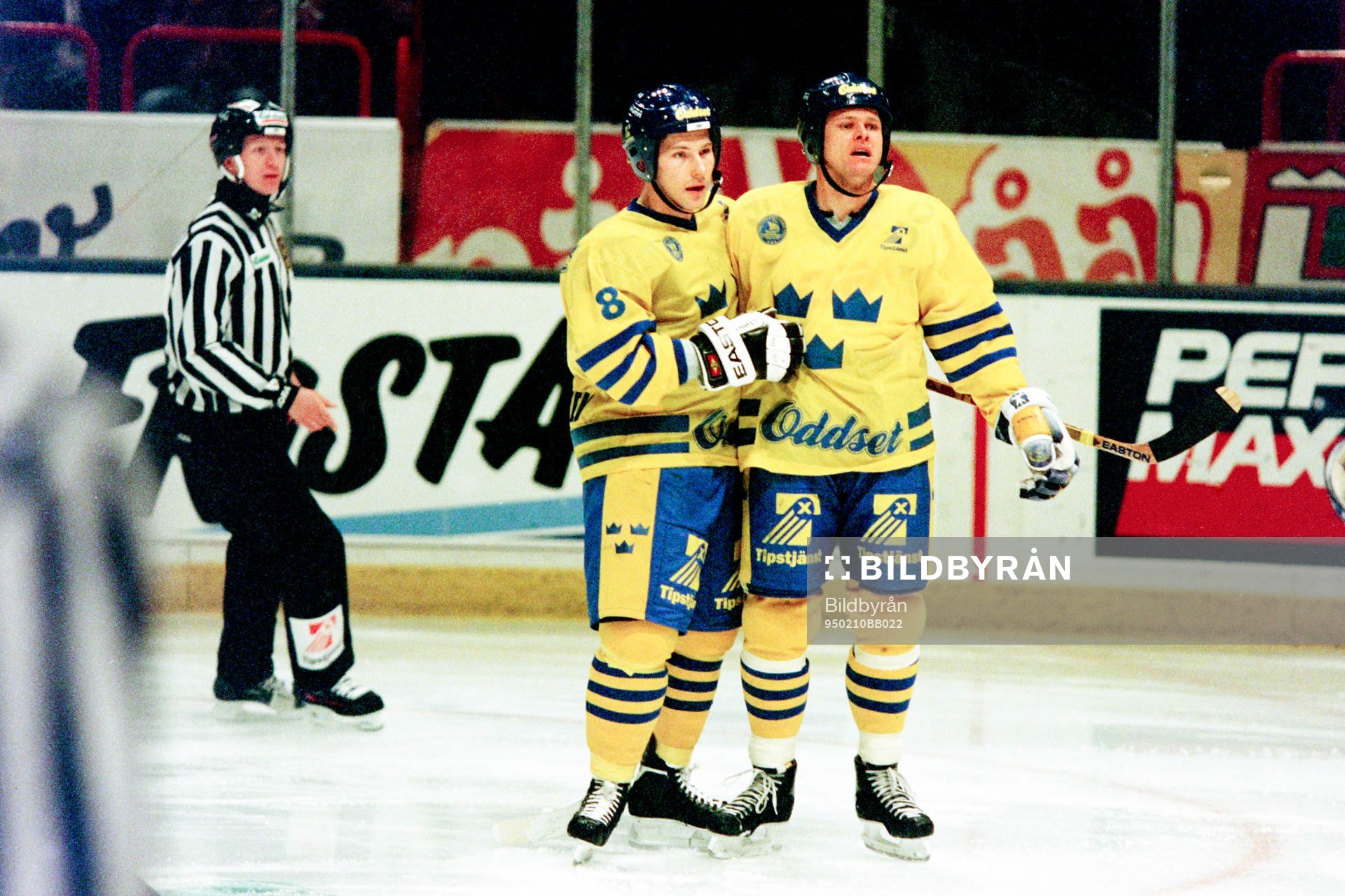 Rikard Franzén och Per-Erik Eklund, Sverige jublar