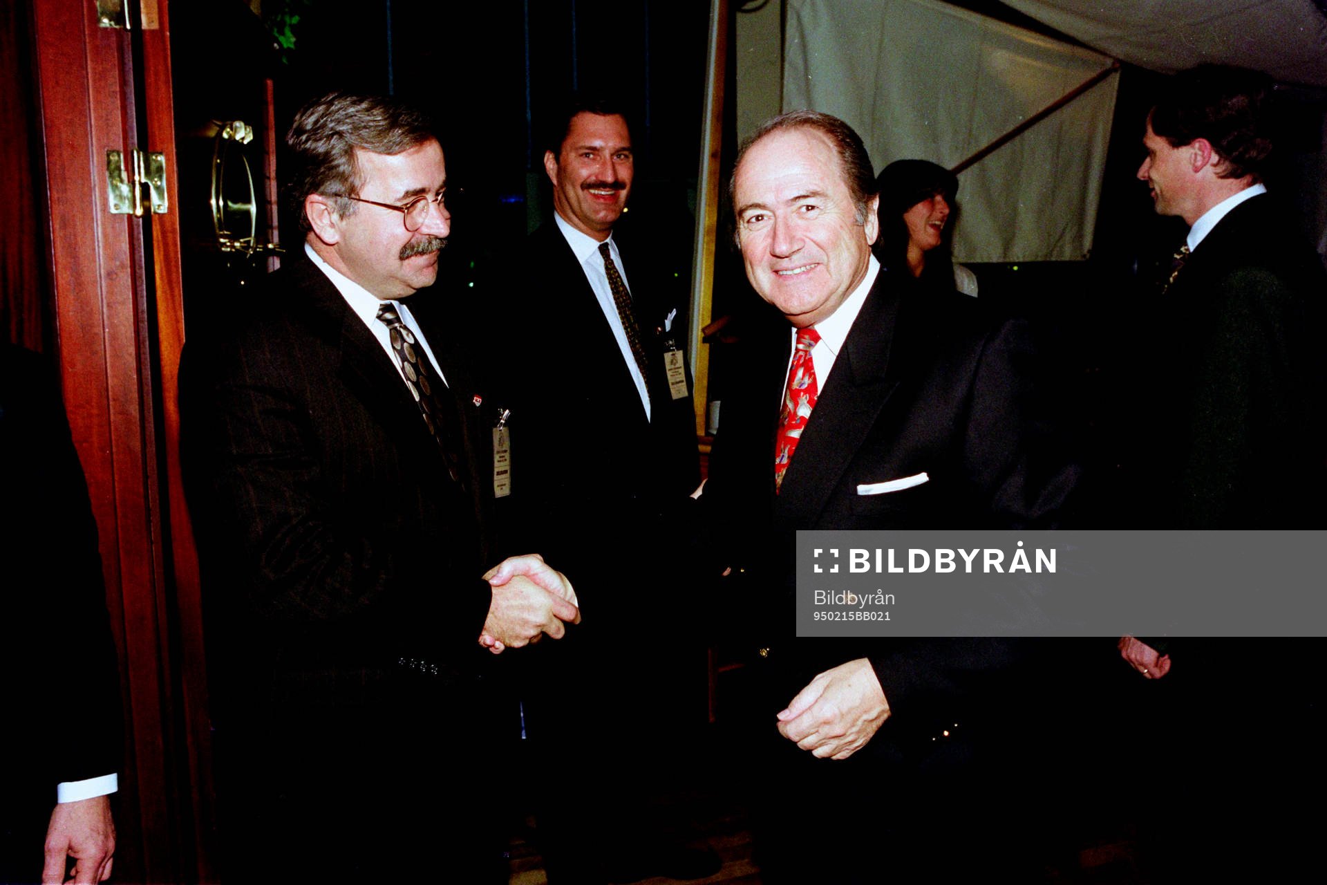 Hank Steinbrecher och Joseph S. Blatter