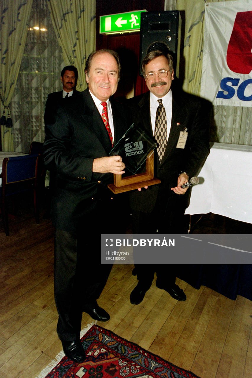 Joseph S. Blatter och Hank Steinbrecher