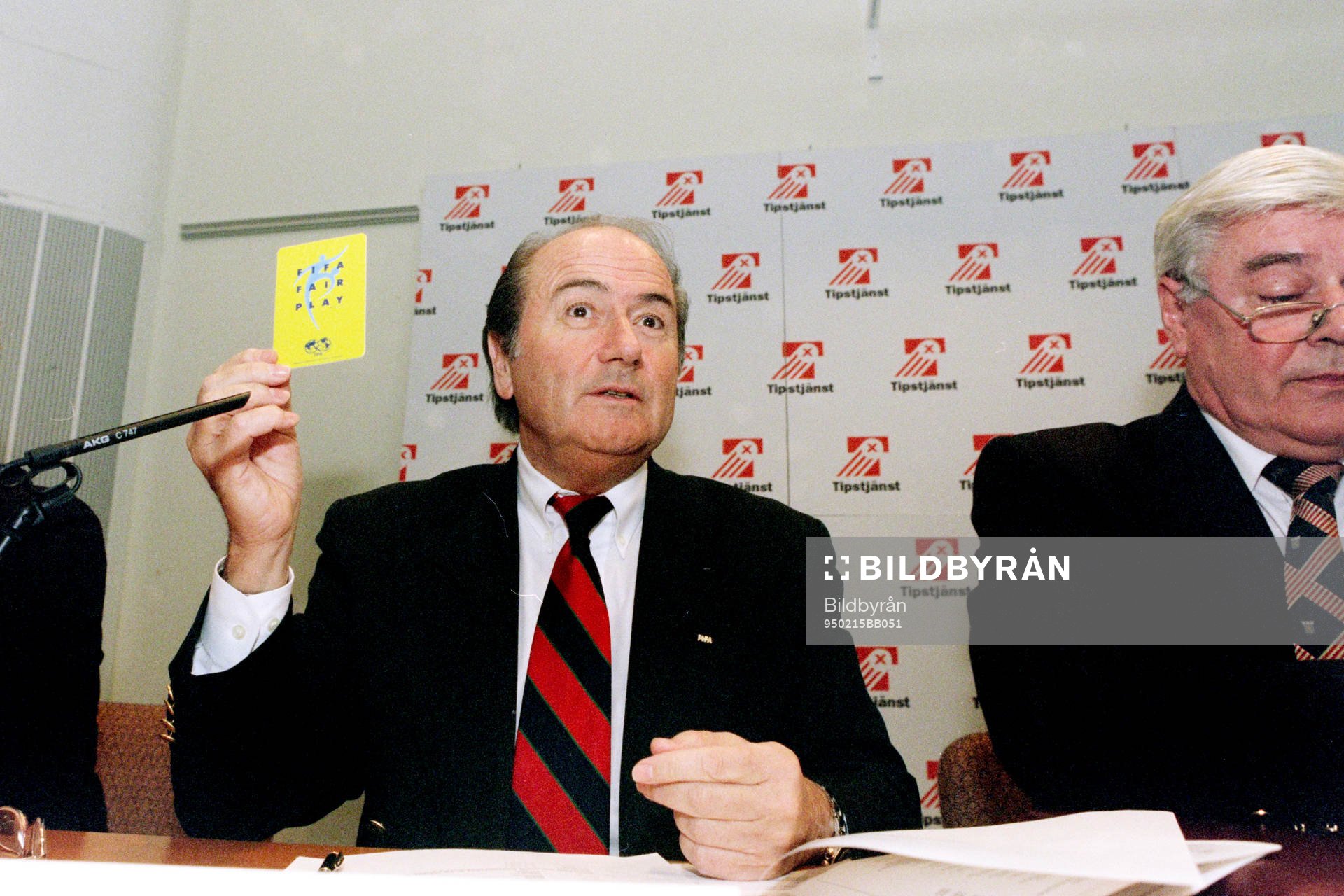 Joseph S. Blatter och Poul Hyldgaard