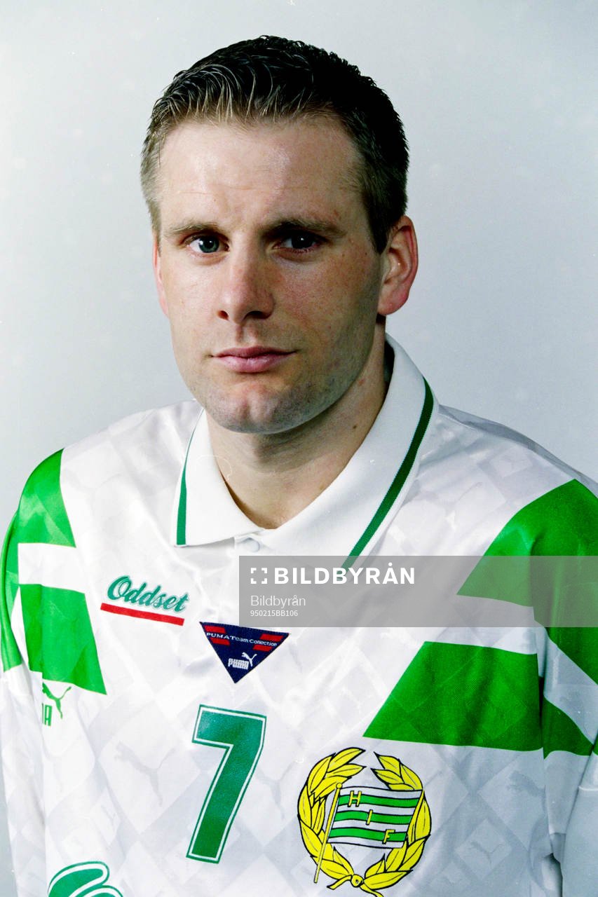 Fotboll, Allsvenskan, Hammarby, Porträtt: Lars Asp.