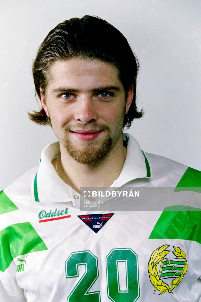 Fotboll, Allsvenskan, Hammarby, Porträtt: Johan Blomgren.