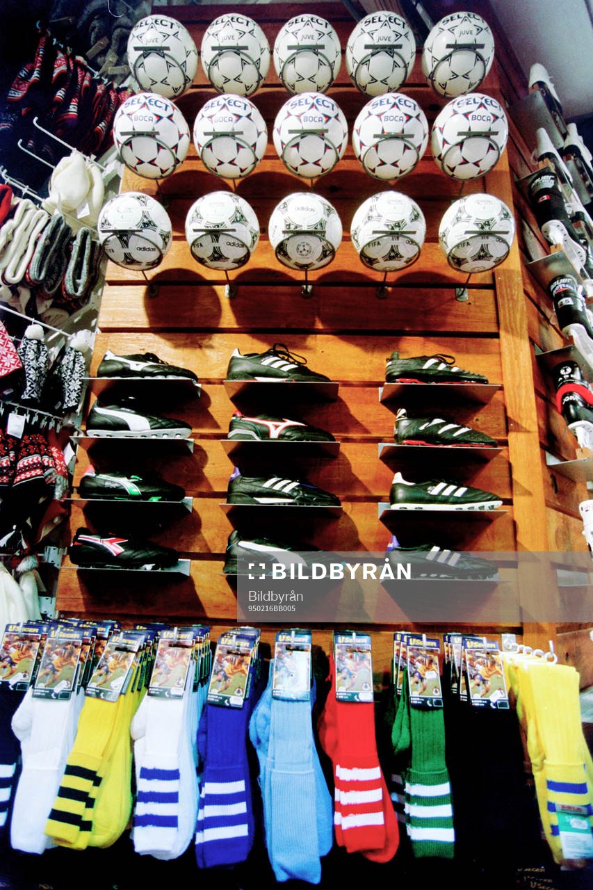 Fotbollsskor, strumpor