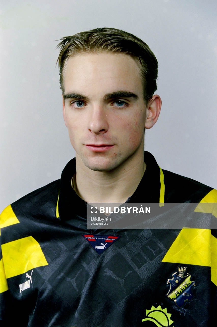 Fotboll, Allsvenskan, AIK, Porträtt: Thomas Nygård, AIk