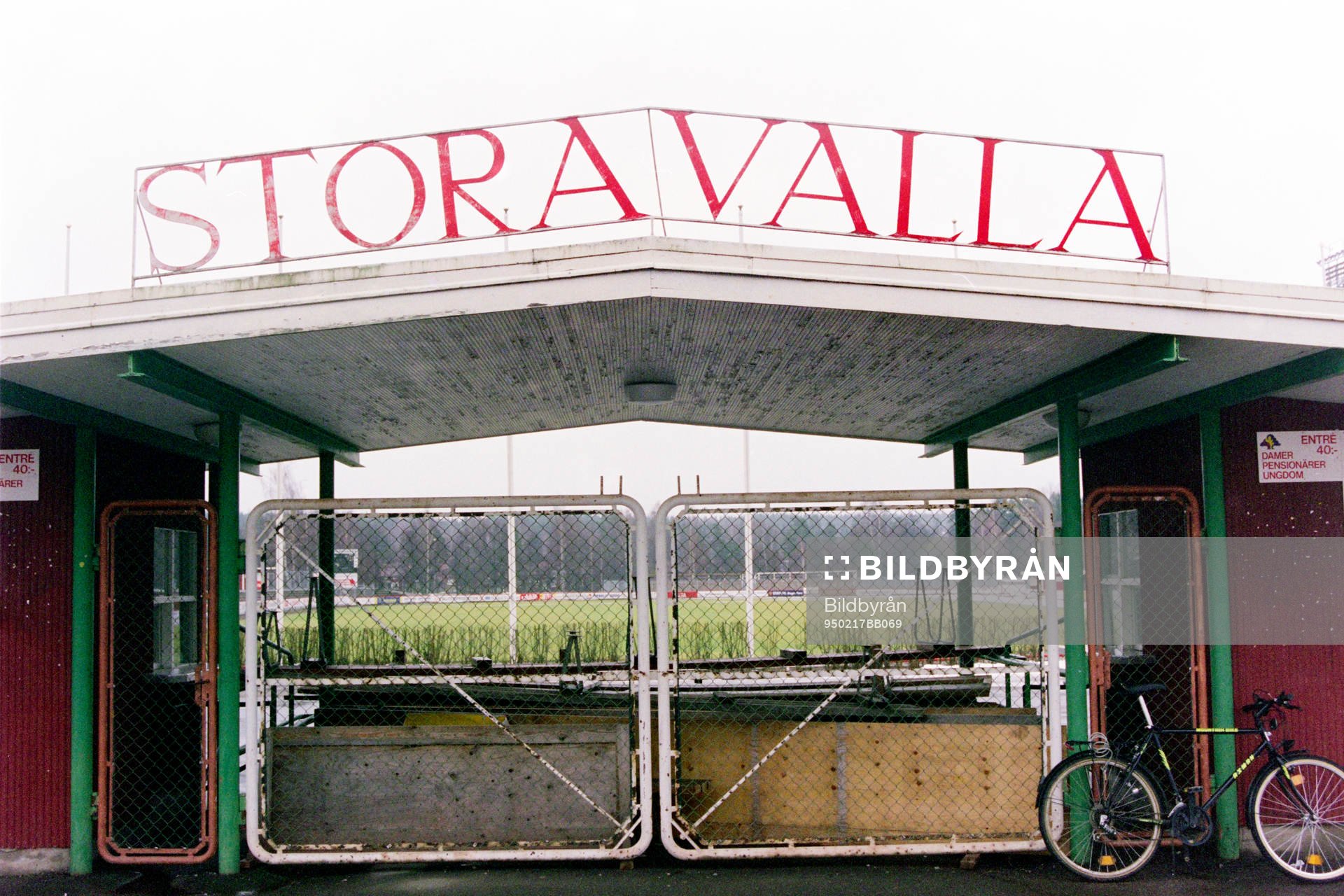 Entrén till Stora Valla i degerfors