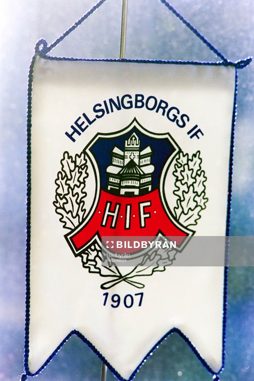 Fotboll, Allsvenskan, Helsingborg, Porträtt: Helsingborgs standar.