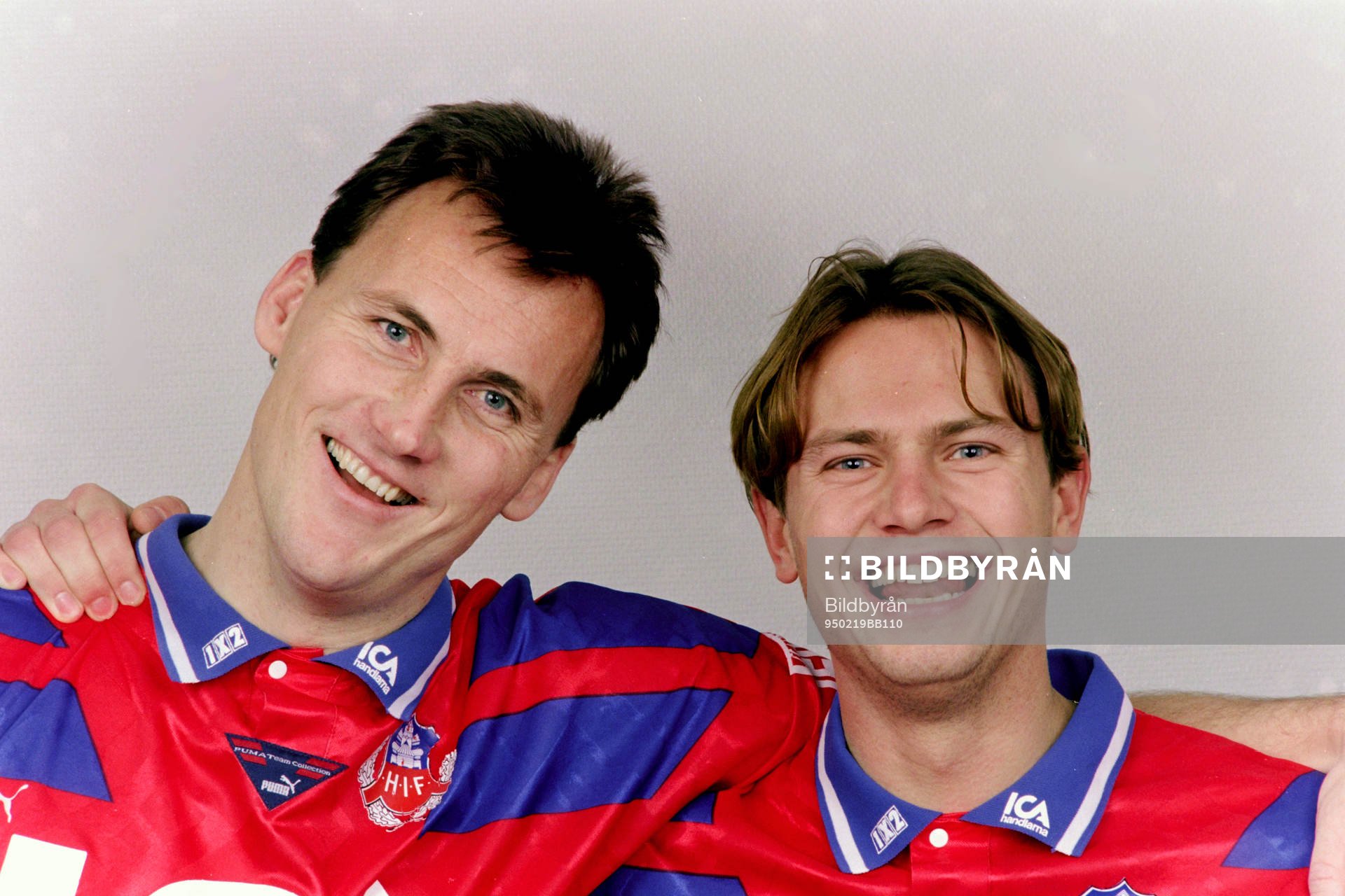Fotboll, Allsvenskan, Helsingborg, Porträtt: Peter Hillgren och Patrik Andersson.
