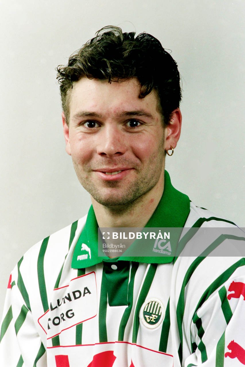 Fotboll, Allsvenskan, Västa Frölunda, Porträtt: Thomas Andersson. 