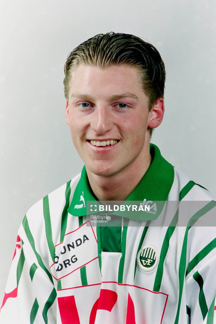 Fotboll, Allsvenskan, Västa Frölunda, Porträtt: Tomas Rosenkvist. 