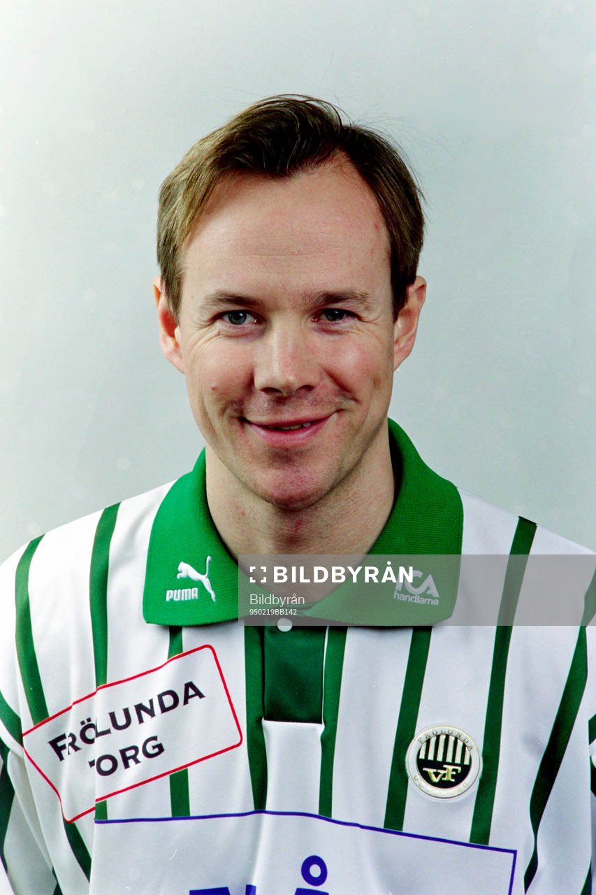 Fotboll, Allsvenskan, Västa Frölunda, Porträtt: Mikael Göransson. 