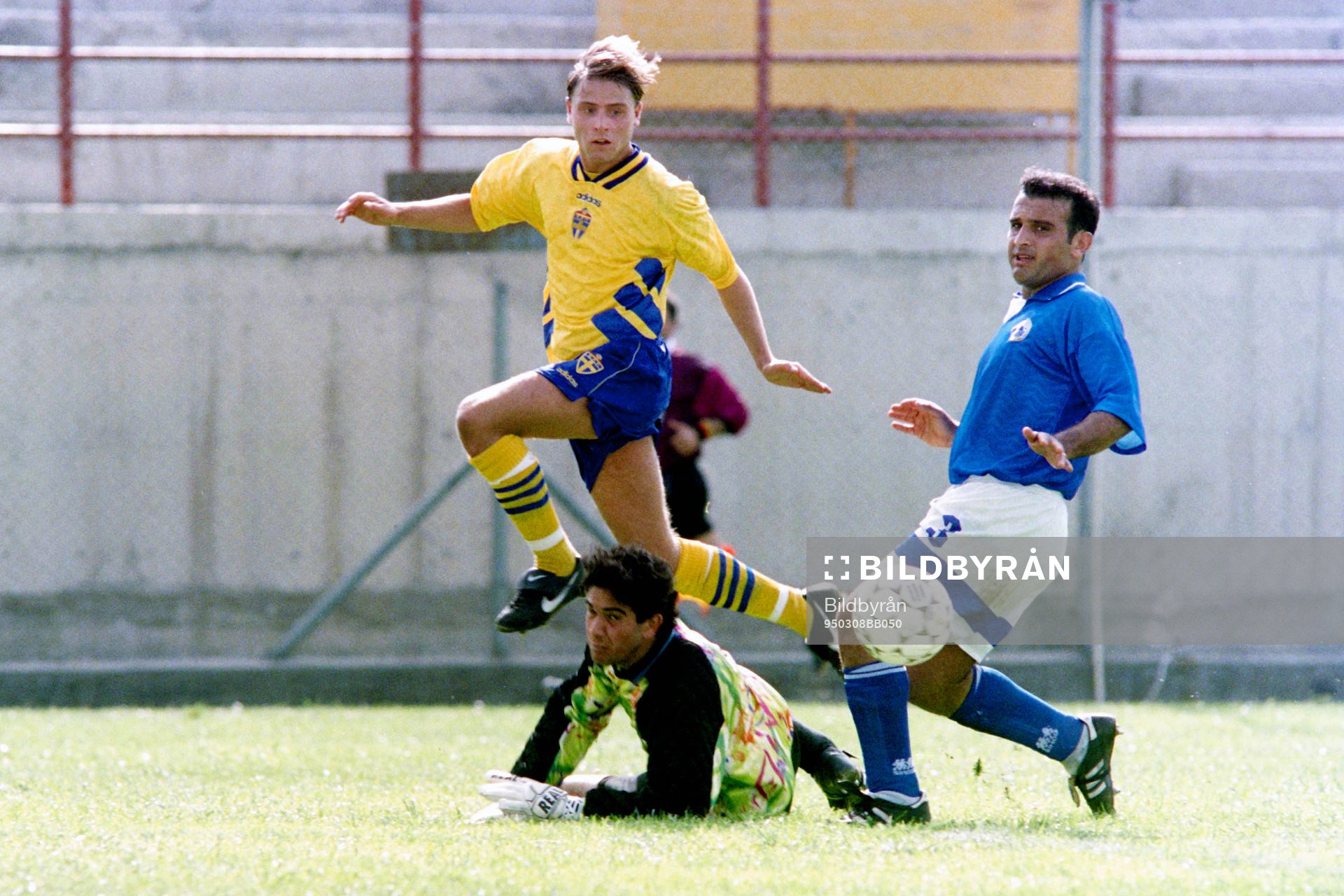 Fotboll, U21, Cypern - Sverige, 0-4: Erik Wahlstedt, Sverige.