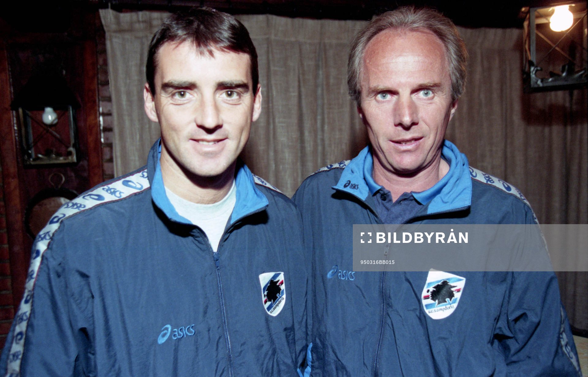 Roberto Mancini och Sven-Göran Eriksson, tränare