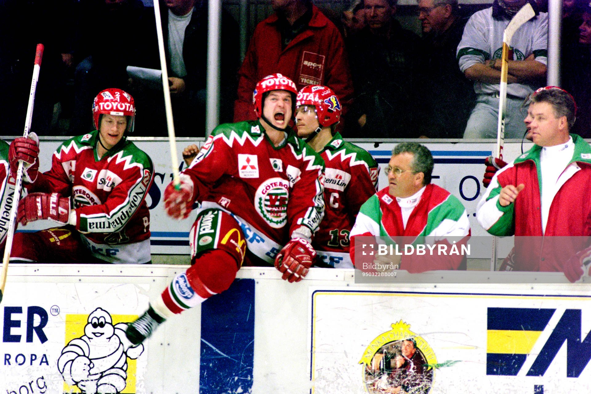 Per-Johan Axelsson, Stefan Larsson, Terho Koskela och Lars