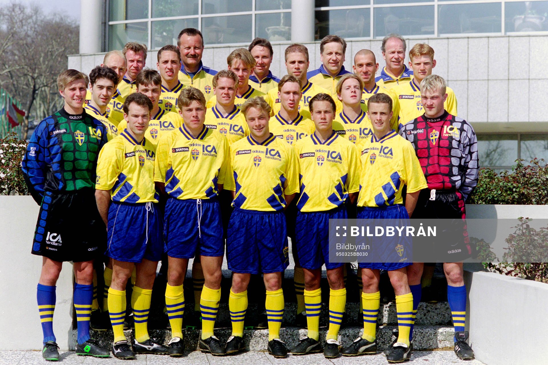 Fotboll, U21, Sverige, Porträtt: Sveriges trupp.
