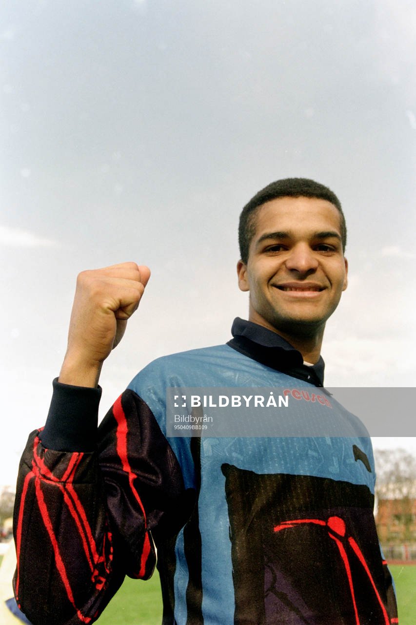 Frederick Enaholo, målvakt i Trelleborg