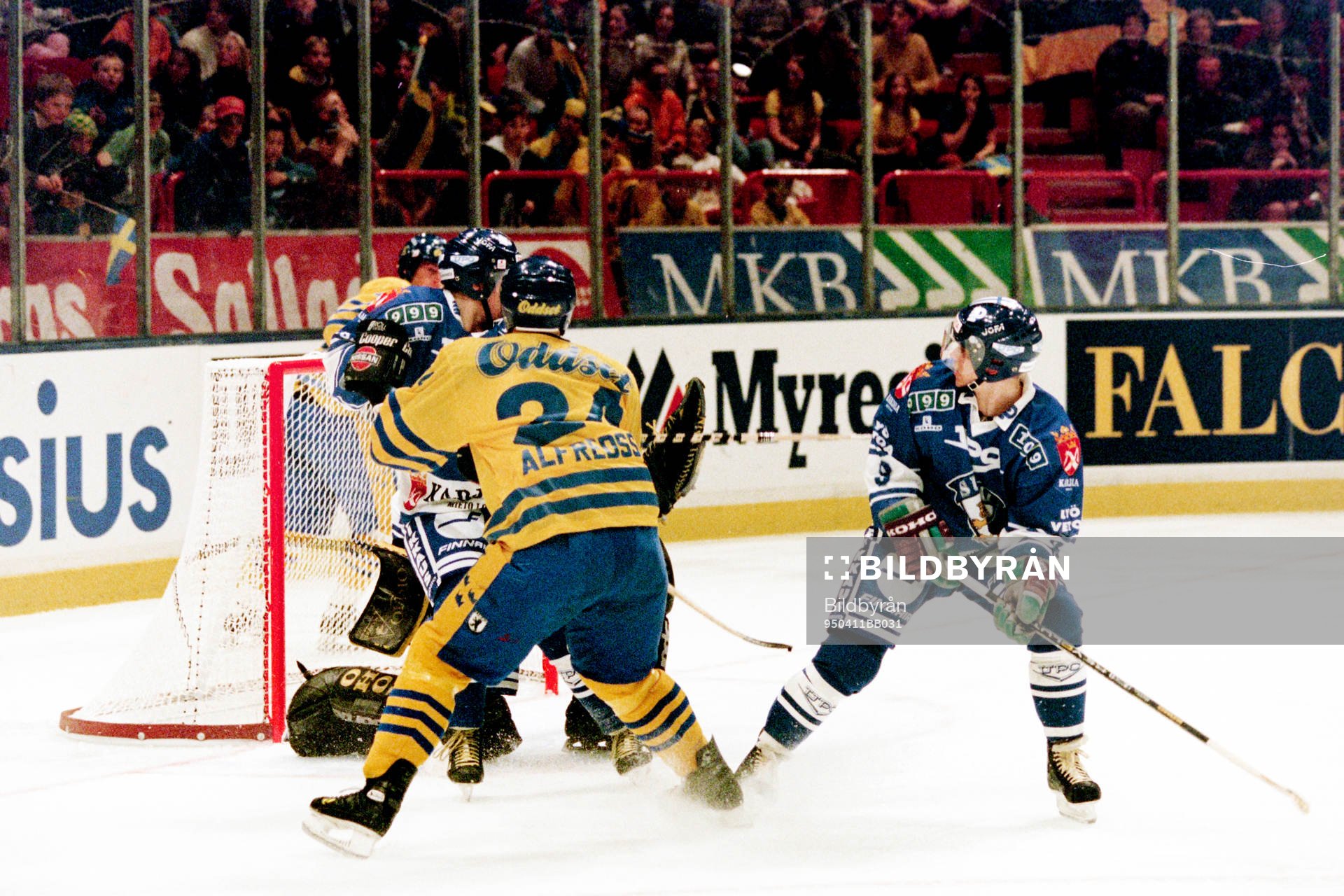 Daniel Alfredsson, Sverige oroar det finska försvaret