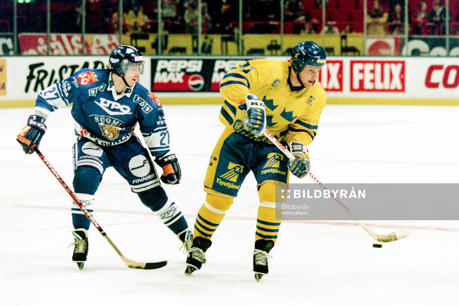 Andreas Johansson, Sverige med pucken utmanas av finlands