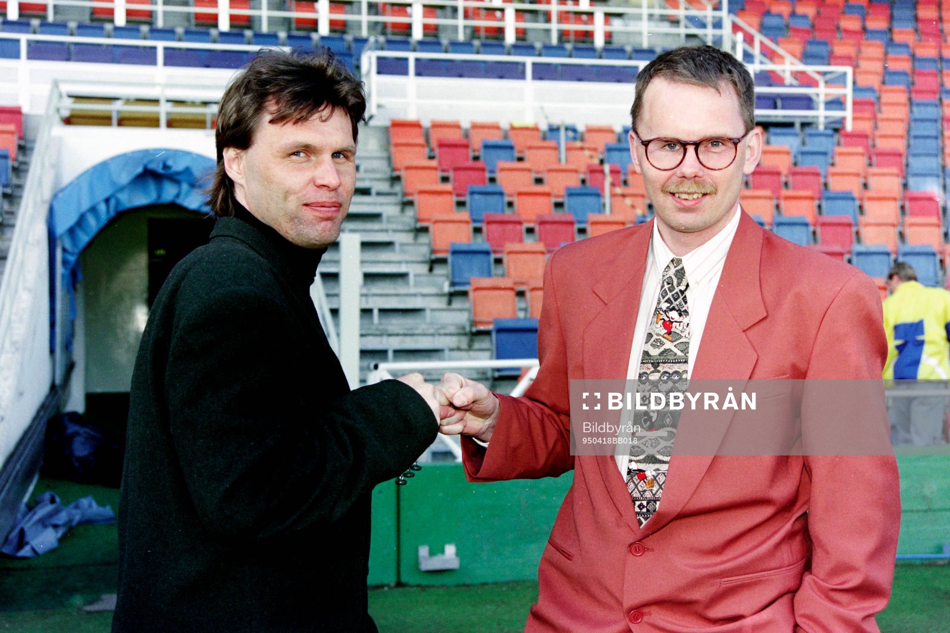 Fotboll, Div 1 Norra, Upptaktsträff: Jan Stahre Vasalunds IF och Janne Sandberg, Visby Gute.