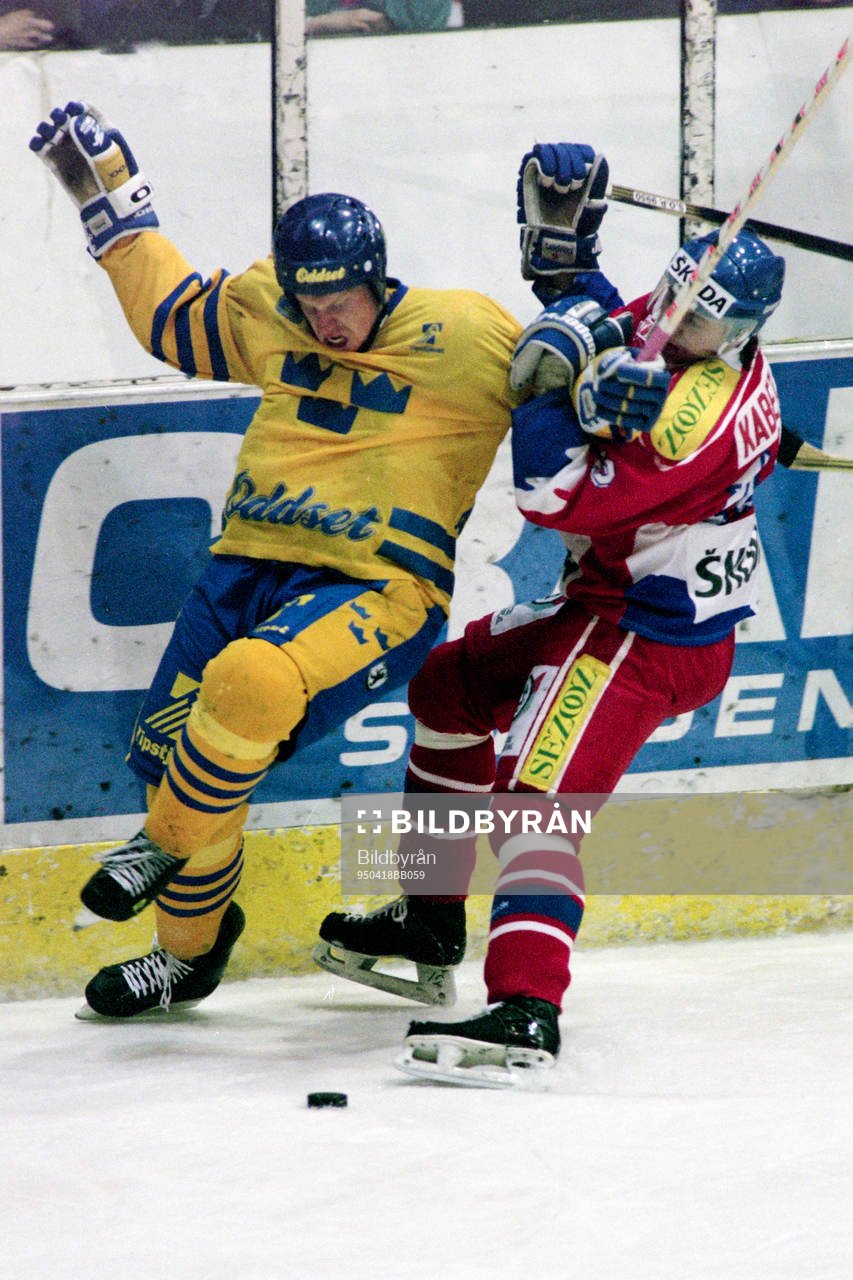Ishockey, Tjeckien - Sverige, 2-3