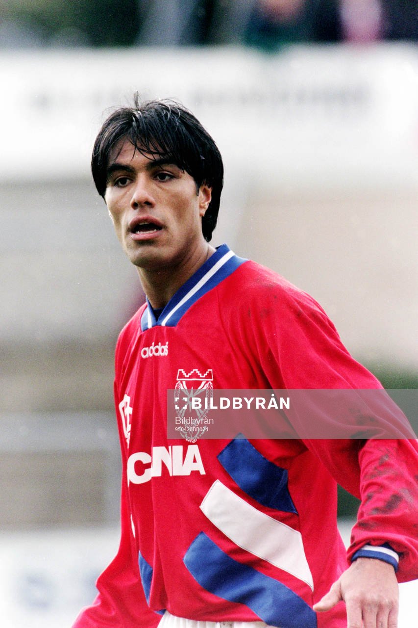 Fotboll, Skandiacupen, Kvartsfinal, Halmstad - Assyriska, 3-1: Patricio Cisternas, Assyriska. 