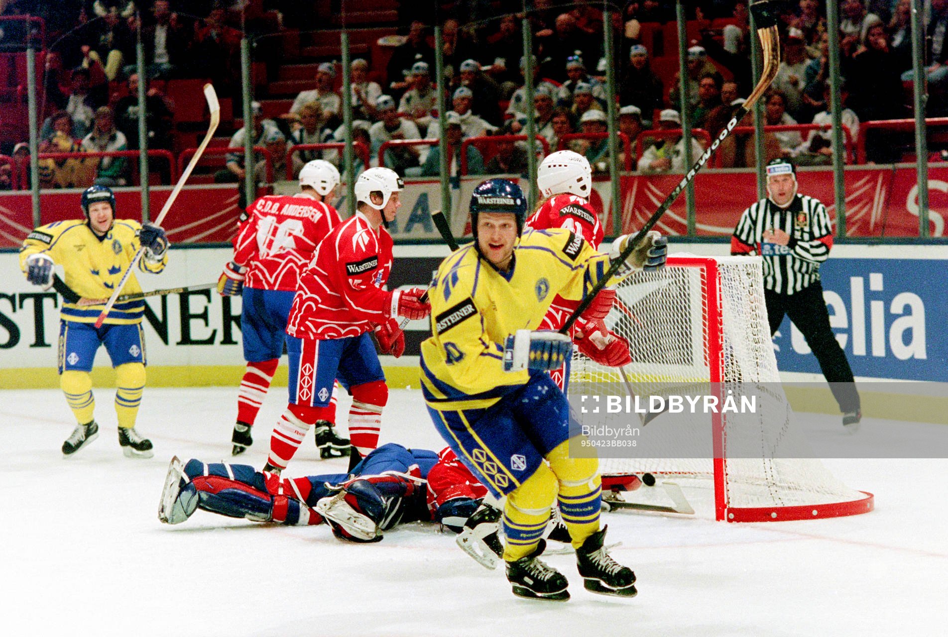 Andreas Johansson, Sverige jublar