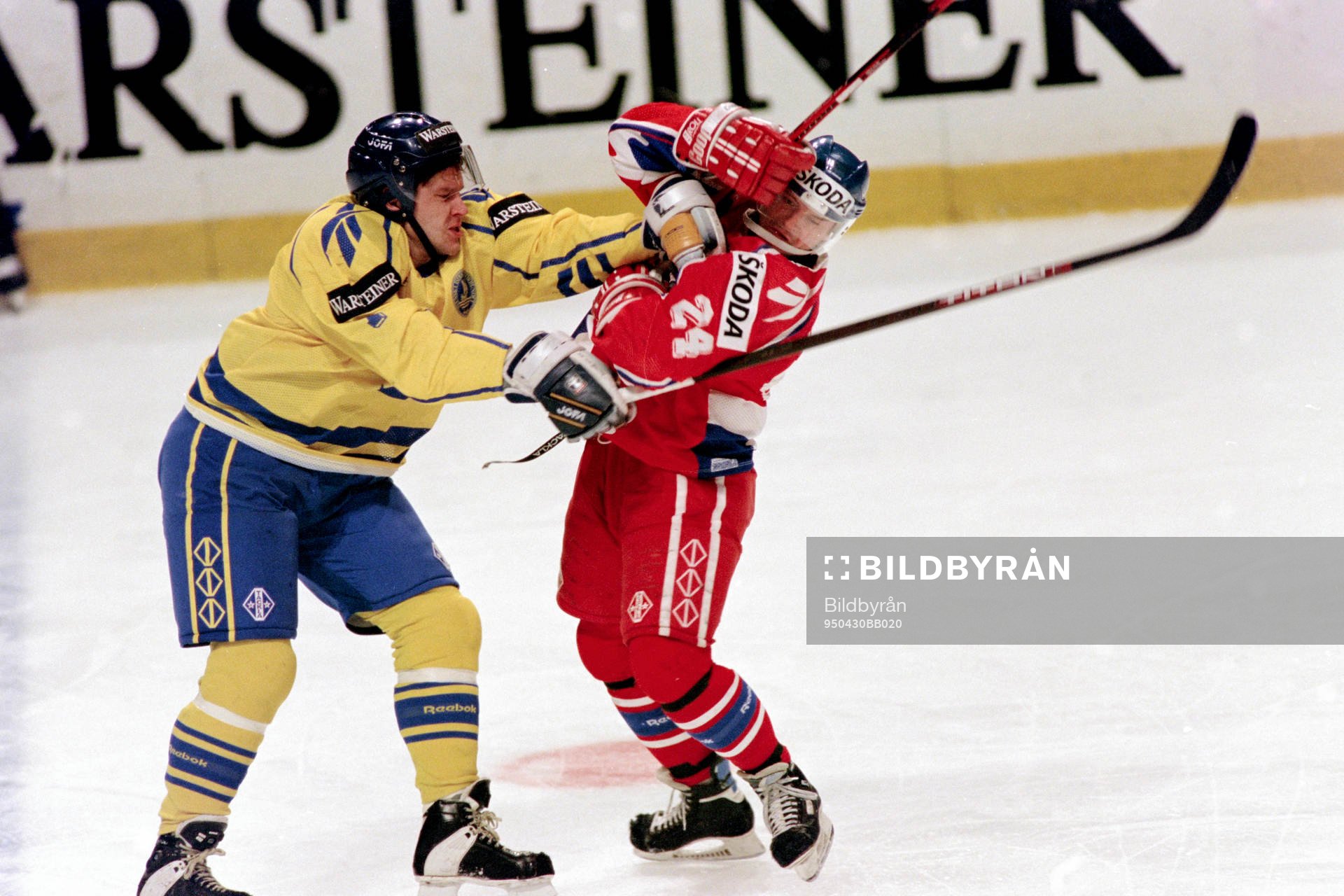 Ishockey, VM, Sverige - Tjeckien, 2-1