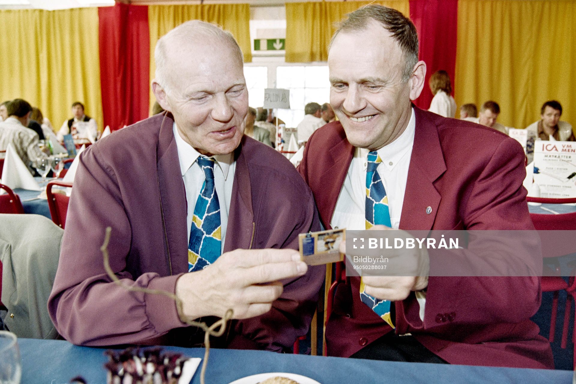 Hockeylegendarerna Roland Stoltz och Ulf Sterner på plats
